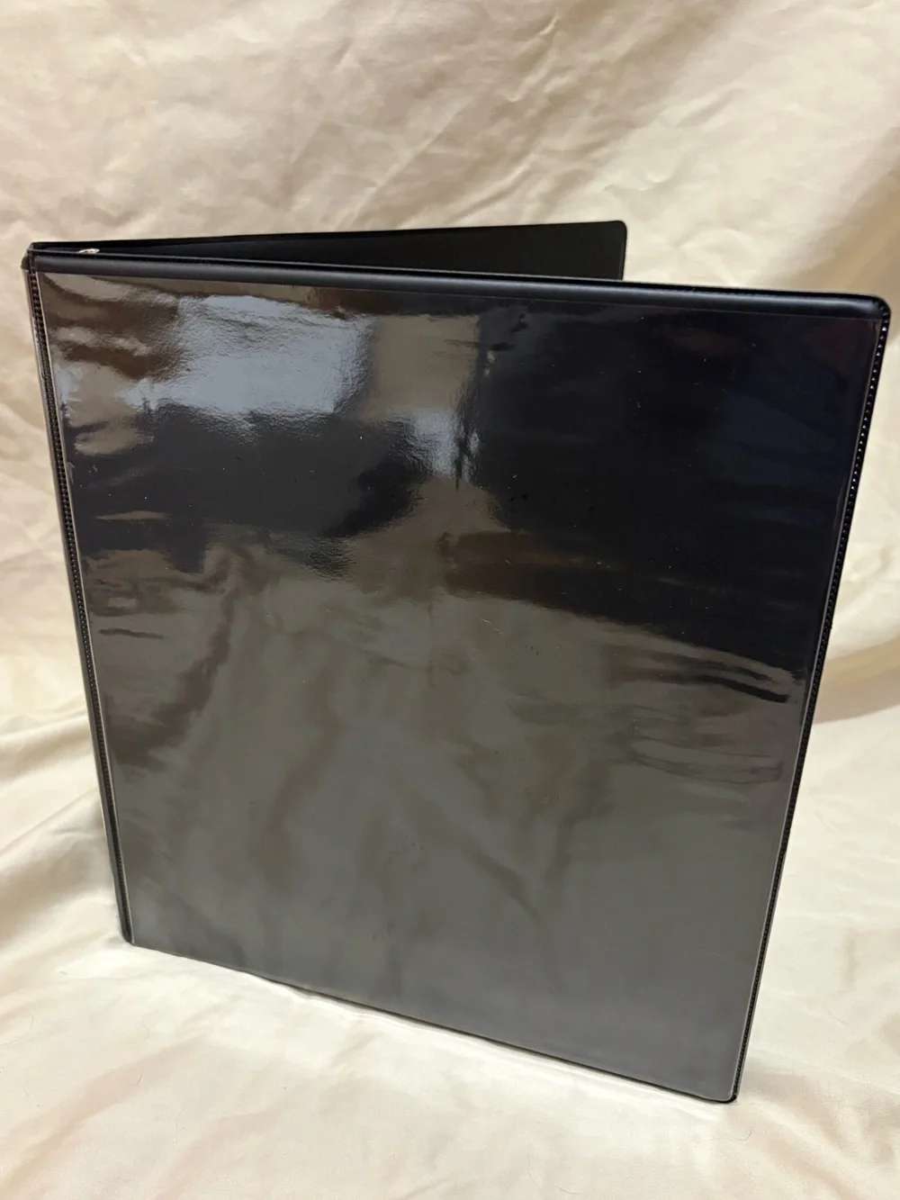 Set of 4 Binders- Black and White 3-Ring Binder 5/8-1”